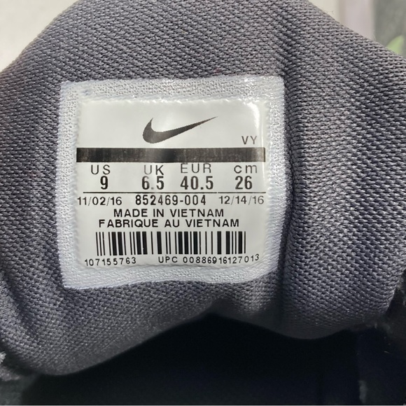 Nike Lunarconverge 852469-004 Women's Running Shoes Gray Green Sz 9 - Picture 8 of 8